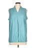 Coldwater Creek Teal Sleeveless Blouse Size L (petite) - photo 1