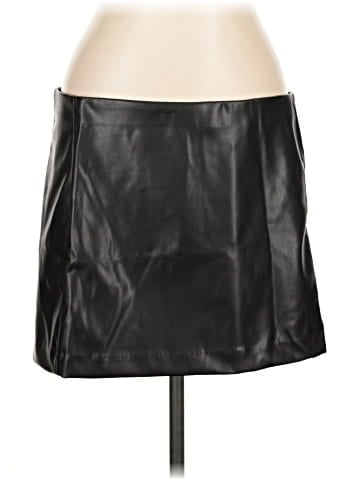 Divided by H&M Faux Leather Skirt (view 1)