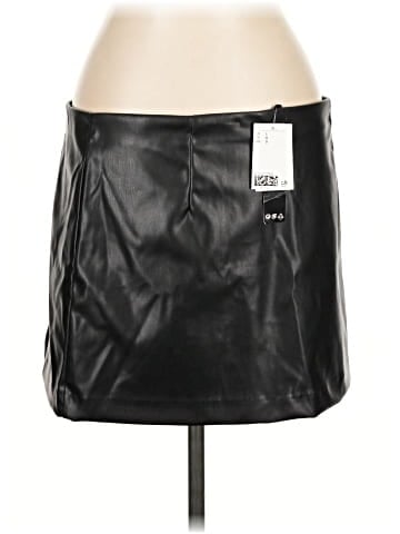 Divided by H&M Faux Leather Skirt (view 2)