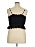 Q&A 100% Polyester Black Sleeveless Blouse Size XL - photo 2