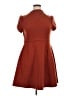 ModCloth 100% Polyester Brown Casual Dress Size XL - photo 1