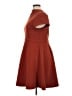 ModCloth 100% Polyester Brown Casual Dress Size XL - photo 5