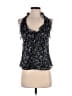 Topshop 100% Polyester Black Sleeveless Blouse Size 4 - photo 1