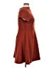 ModCloth 100% Polyester Brown Casual Dress Size XL - photo 4