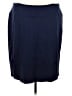 IMAN Solid Blue Casual Skirt Size 3X - photo 1