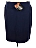 IMAN Solid Blue Casual Skirt Size 3X - photo 2