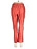 Ann Taylor 100% Silk Orange Silk Pants Size 4 Petite - photo 2
