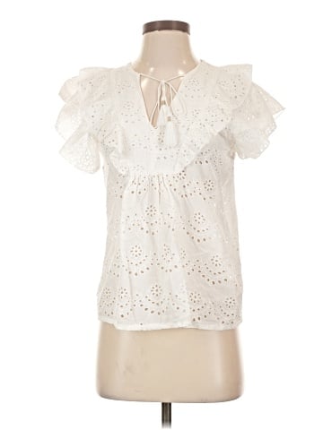 Nicole Miller Artelier Short Sleeve Blouse (view 1)