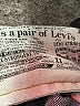Levi's 100% Cotton Hearts Blue Jeans Size 32 waist - photo 7