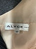 Alyce 100% Polyester Metallic Silver Cocktail Dress Size 8 - photo 7