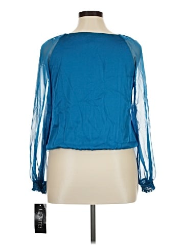 J.R. Nites by Carol Lin Long Sleeve Blouse (view 2)