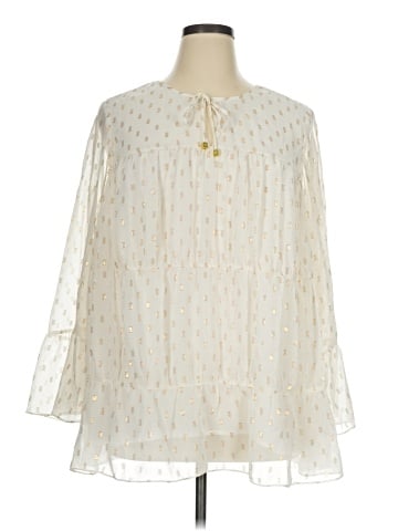 MICHAEL Michael Kors Long Sleeve Blouse (view 1)