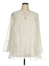 MICHAEL Michael Kors 100% Polyester Ivory Long Sleeve Blouse Size 1X - photo 1