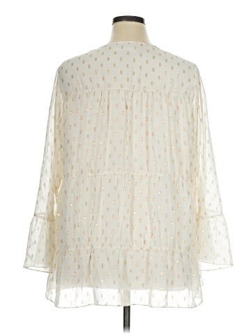MICHAEL Michael Kors Long Sleeve Blouse (view 2)