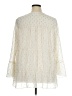 MICHAEL Michael Kors 100% Polyester Ivory Long Sleeve Blouse Size 1X - photo 2