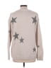 Splendid 100% Cotton Stars Tan Pullover Sweater Size L - photo 2