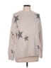 Splendid 100% Cotton Stars Tan Pullover Sweater Size L - photo 1