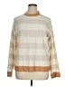 Ann Taylor Stripes Ivory Pullover Sweater Size XL - photo 1