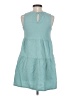 Universal Thread 100% Cotton Solid Teal Casual Dress Size XS - photo 2