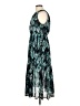 Maison Jules 100% Polyester Tropical Teal Casual Dress Size L - photo 5