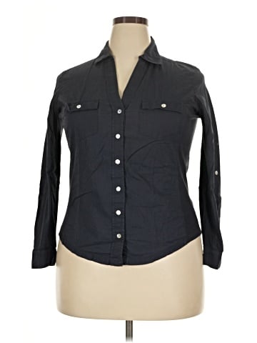 Paraphrase Long Sleeve Button-Down Shirt (view 1)