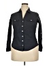Paraphrase 100% Cotton Black Long Sleeve Button-Down Shirt Size XXL - photo 1