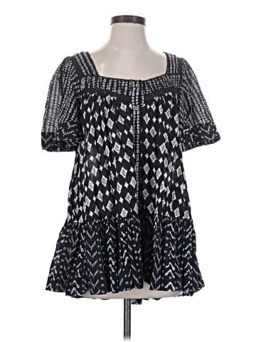 Free People Short Sleeve Blouse (view 1)