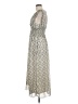 Max Studio 100% Polyester Paisley Gray Casual Dress Size M - photo 5