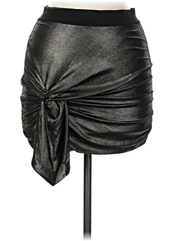 H&M Faux Leather Skirt (view 1)
