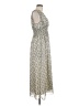 Max Studio 100% Polyester Paisley Gray Casual Dress Size M - photo 4