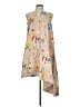 Tibi Print Tan Casual Dress Size 10 - photo 1