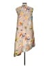 Tibi Print Tan Casual Dress Size 10 - photo 2