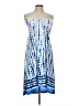 Dotti Tie-dye Blue Cocktail Dress Size L - photo 1