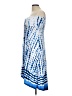 Dotti Tie-dye Blue Cocktail Dress Size L - photo 5