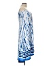 Dotti Tie-dye Blue Cocktail Dress Size L - photo 4