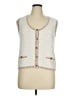 Ann Taylor 100% Cotton Ivory Sweater Vest Size XL - photo 1