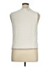 Ann Taylor 100% Cotton Ivory Sweater Vest Size XL - photo 2