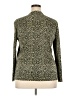 Ninety 100% Polyester Green Long Sleeve Top Size 2X - photo 2