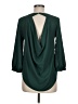 Meraki 100% Polyester Green 3/4 Sleeve Blouse Size M - photo 2