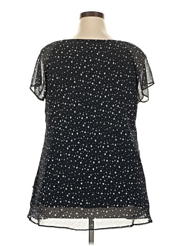 Roz & Ali Short Sleeve Blouse (view 2)