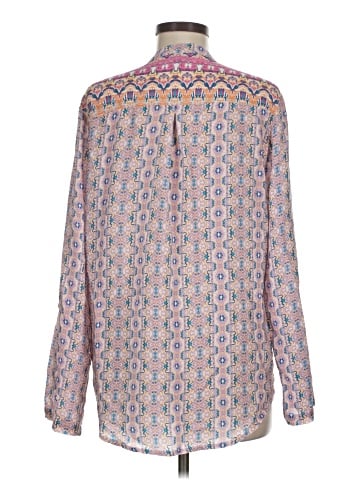 Tolani Long Sleeve Silk Top (view 2)