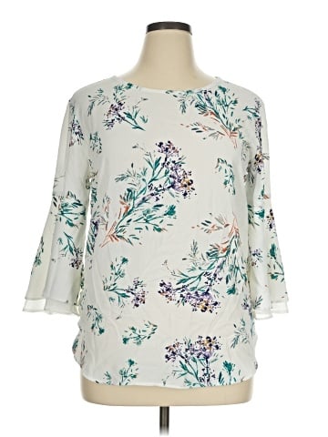 Van Heusen 3/4 Sleeve Blouse (view 1)