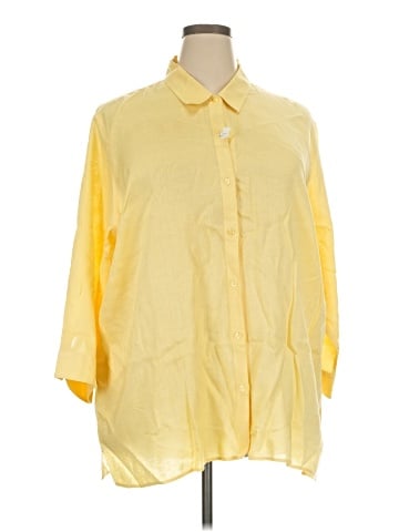 Coldwater Creek 3/4 Sleeve Button-Down Shirt (view 1)