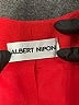 Albert Nipon 100% Linen Red Short Sleeve Top Size 8 - photo 7