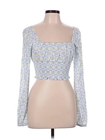 LA Hearts Long Sleeve Blouse (view 1)