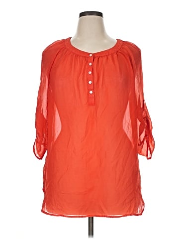 Apt. 9 3/4 Sleeve Blouse (view 1)