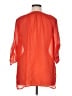 Apt. 9 100% Polyester Orange 3/4 Sleeve Blouse Size XL - photo 2