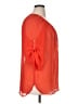 Apt. 9 100% Polyester Orange 3/4 Sleeve Blouse Size XL - photo 4