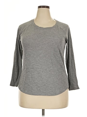 Xhilaration 3/4 Sleeve T-Shirt (view 1)