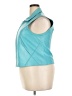 Carlisle 100% Leather Solid Teal Vest Size 18 - photo 5